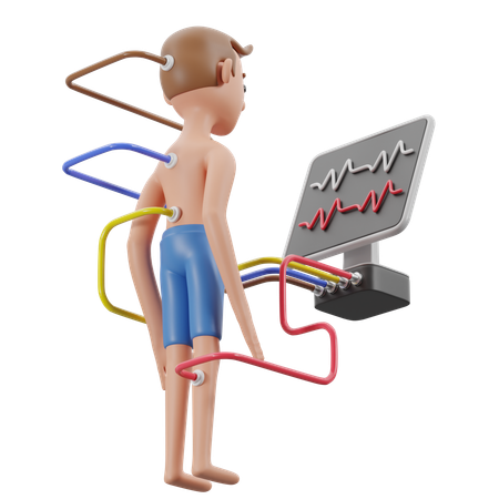 誘発電位検査  3D Icon