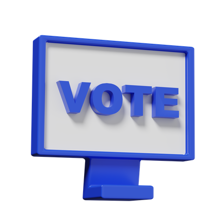 Votar  3D Icon