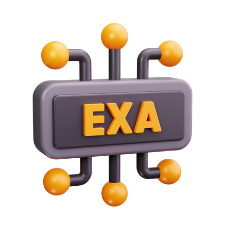 Exa  3D Icon