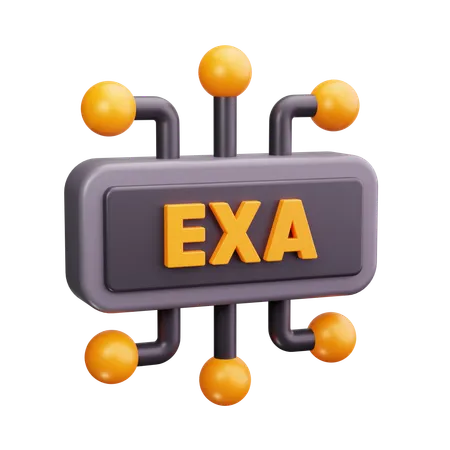 Exa  3D Icon