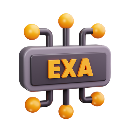 Exa  3D Icon