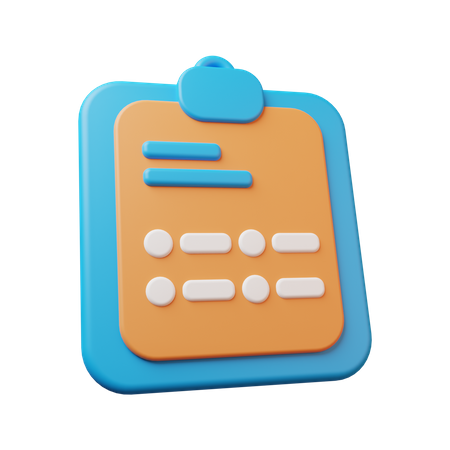 Exam  3D Icon