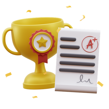 Exam Awards  3D Icon