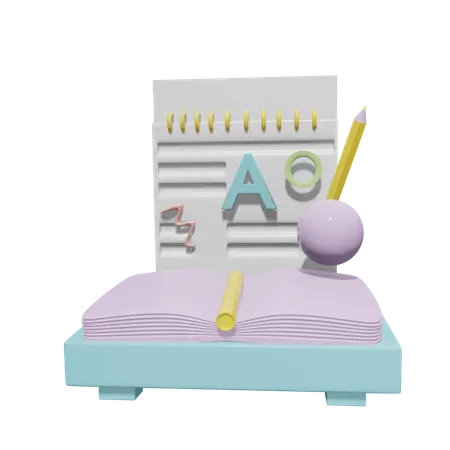 Exam Score  3D Icon
