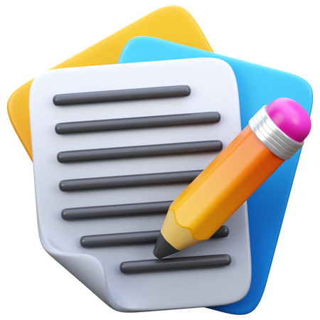 Exame  3D Icon
