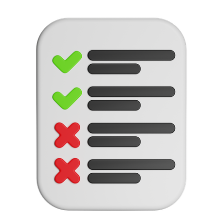 Exame  3D Icon