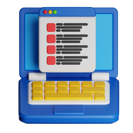 Exame  3D Icon