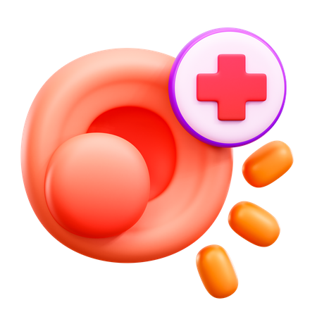 Exame de ouvido  3D Icon