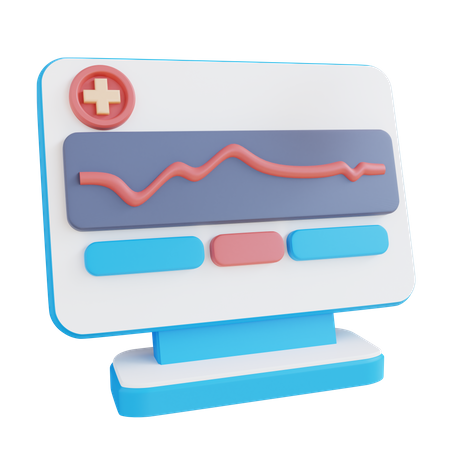 Exame de saúde  3D Icon