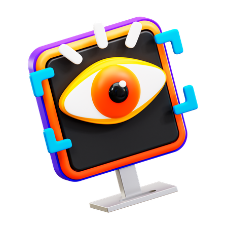 Varredura ocular  3D Illustration