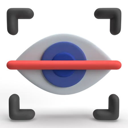 Varredura ocular  3D Icon