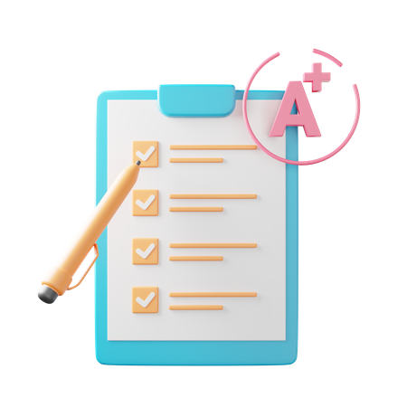 Examen  3D Icon