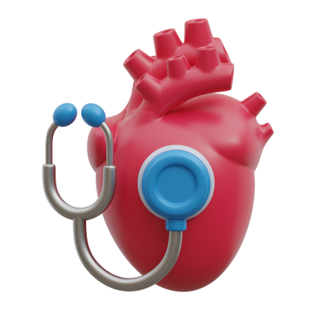 Examen cardiaque  3D Icon
