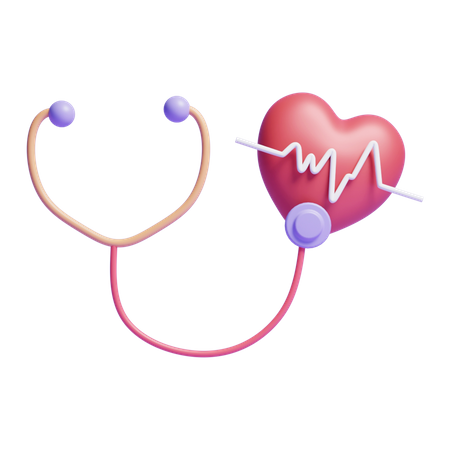 Examen cardiaque  3D Icon
