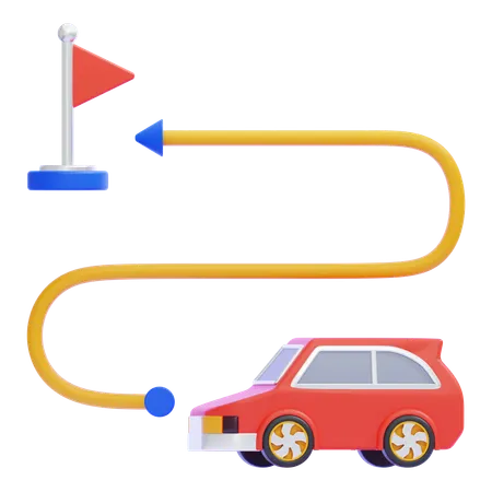 Examen de conduite  3D Icon