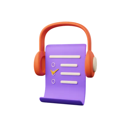 Examen De Escucha Descargar Este Articulo Ahora 3D Icon