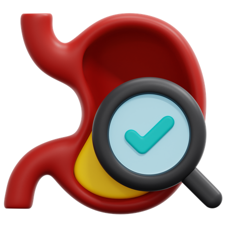 Examen de l'estomac  3D Icon