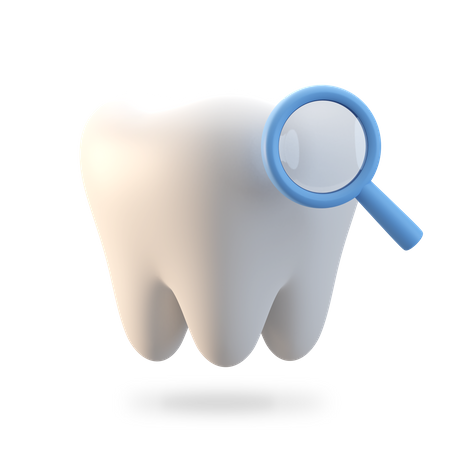 Examen des dents  3D Icon
