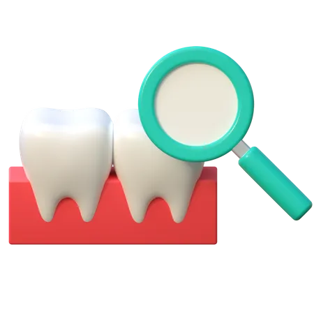 Examen des dents  3D Icon