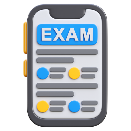 Examen en ligne  3D Icon