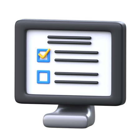 Examens en ligne  3D Icon