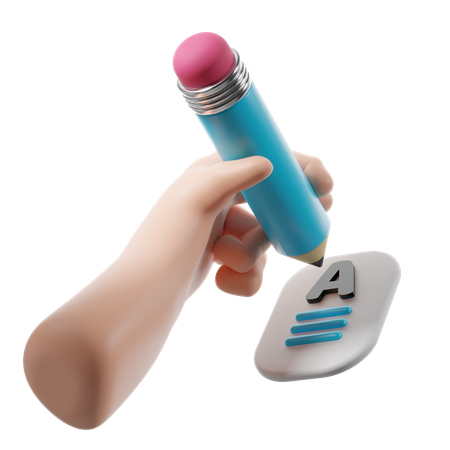 Exames de aprendizagem  3D Icon