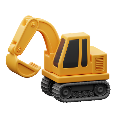Excavador  3D Icon