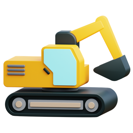 Excavador  3D Icon