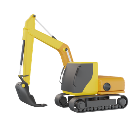 Excavator  3D Icon