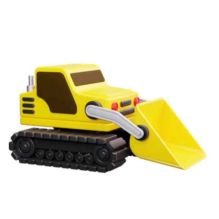 Excavator  3D Icon