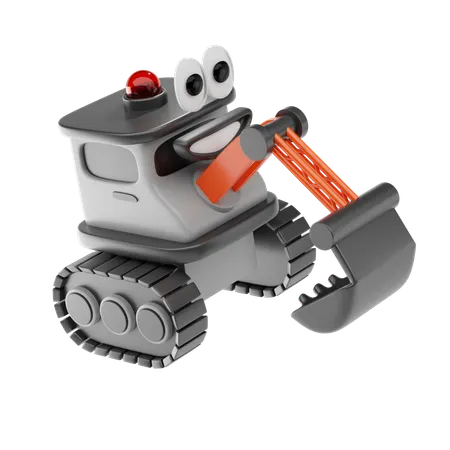 Excavator  3D Icon