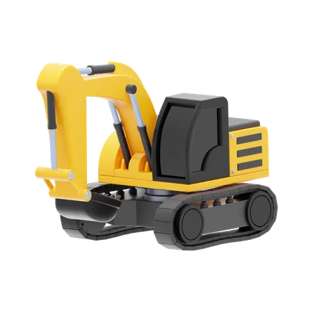 Excavator  3D Icon