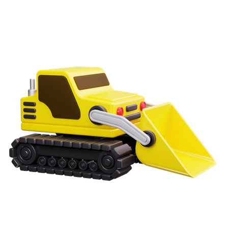 Excavator  3D Icon