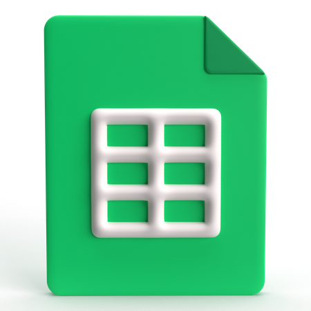 Excel File  3D Icon