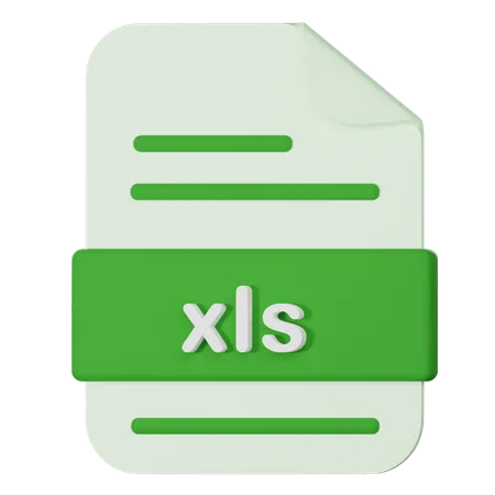 Excel File  3D Icon