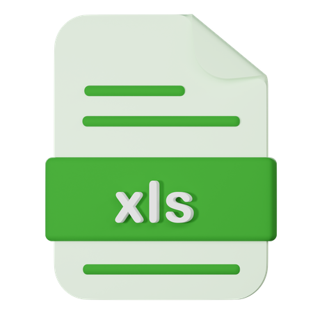 Excel File  3D Icon