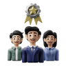 excellence emoji 3d