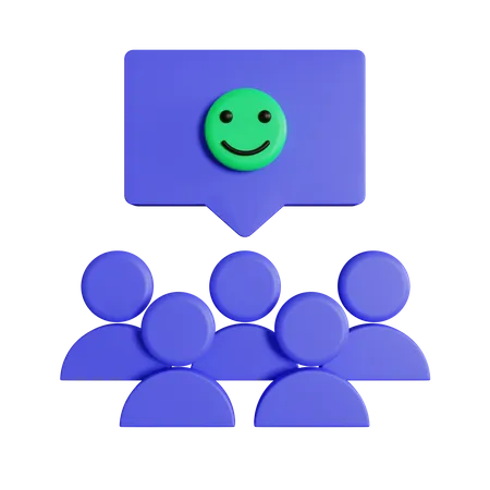 Excellent Customer Smile  3D Icon