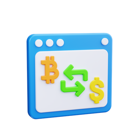 Exchange 3D Icon