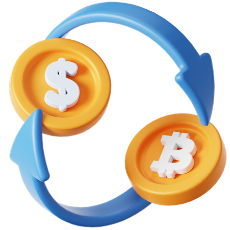 Exchange  3D Icon