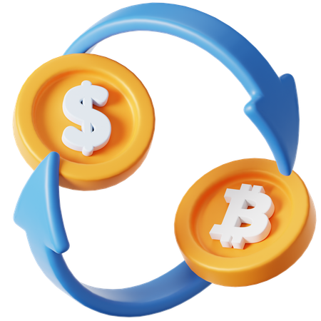 Exchange  3D Icon