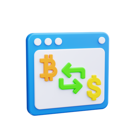 Exchange  3D Icon