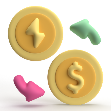 Exchange  3D Icon