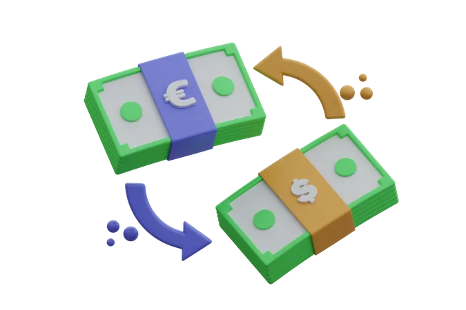 Exchange  3D Icon