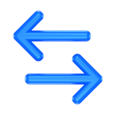 Exchange Arrow  3D Icon