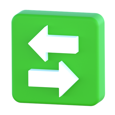 Exchange Arrow  3D Icon