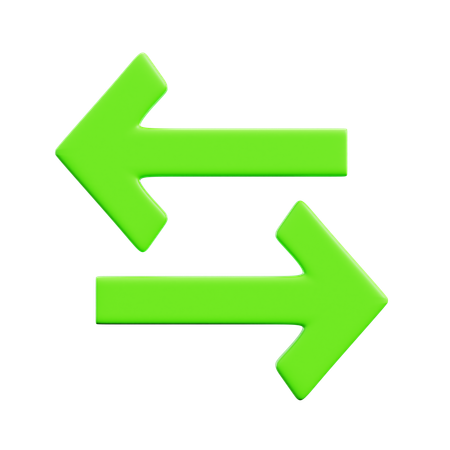 Exchange Arrow  3D Icon