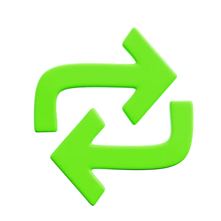 Exchange Arrow  3D Icon