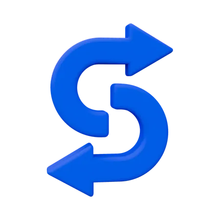 Exchange Arrow  3D Icon