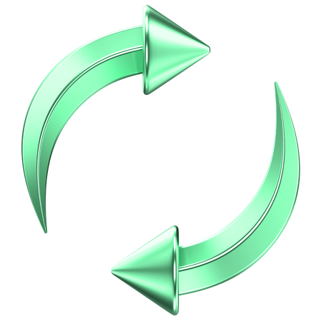 Exchange Arrow  3D Icon